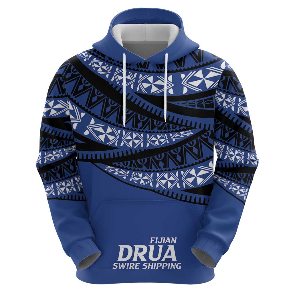 Fiji Rugby Pacific Custom Hoodie Pasifika Tapa Pattern