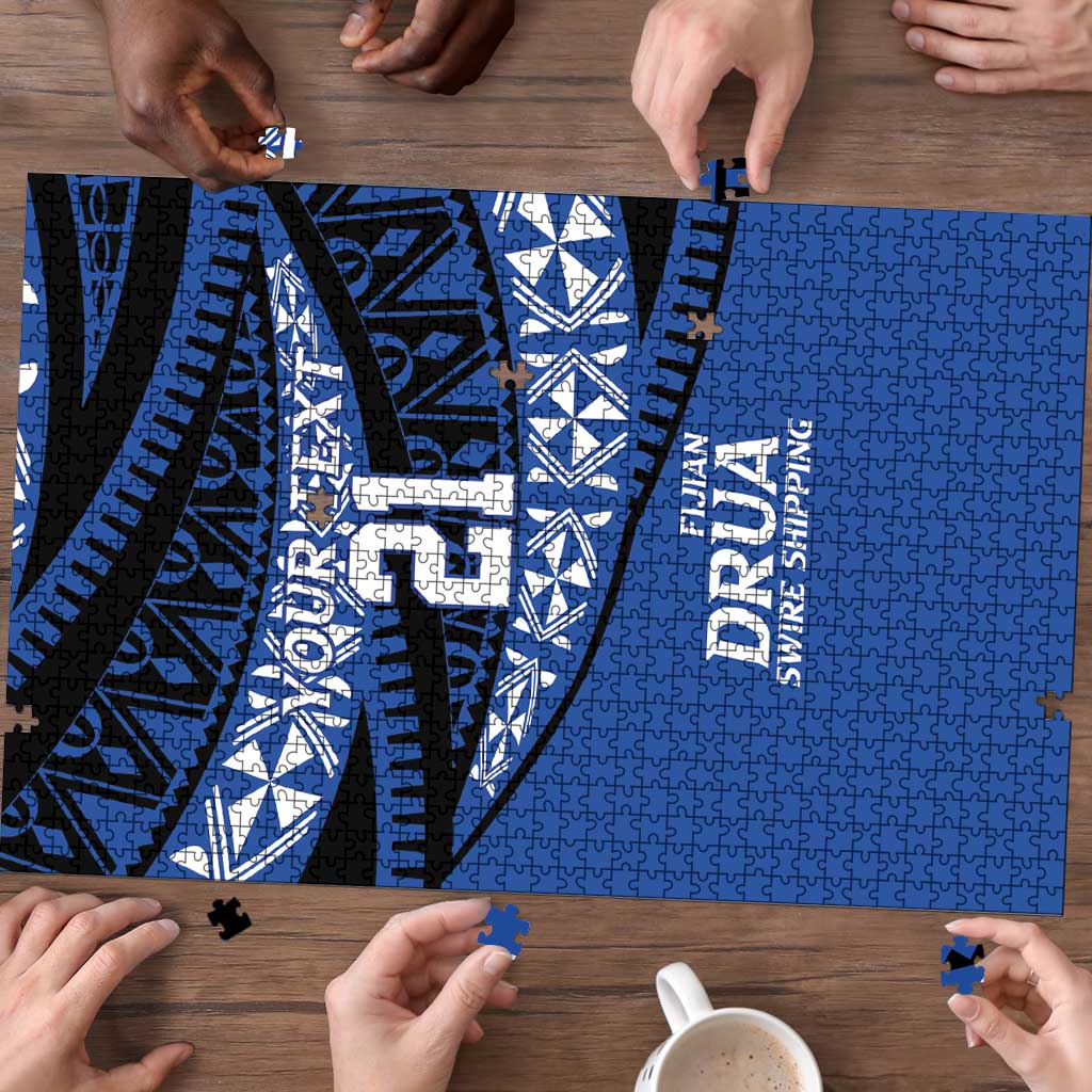 Fiji Rugby Pacific Custom Puzzle Pasifika Tapa Pattern LT9 - Polynesian Pride