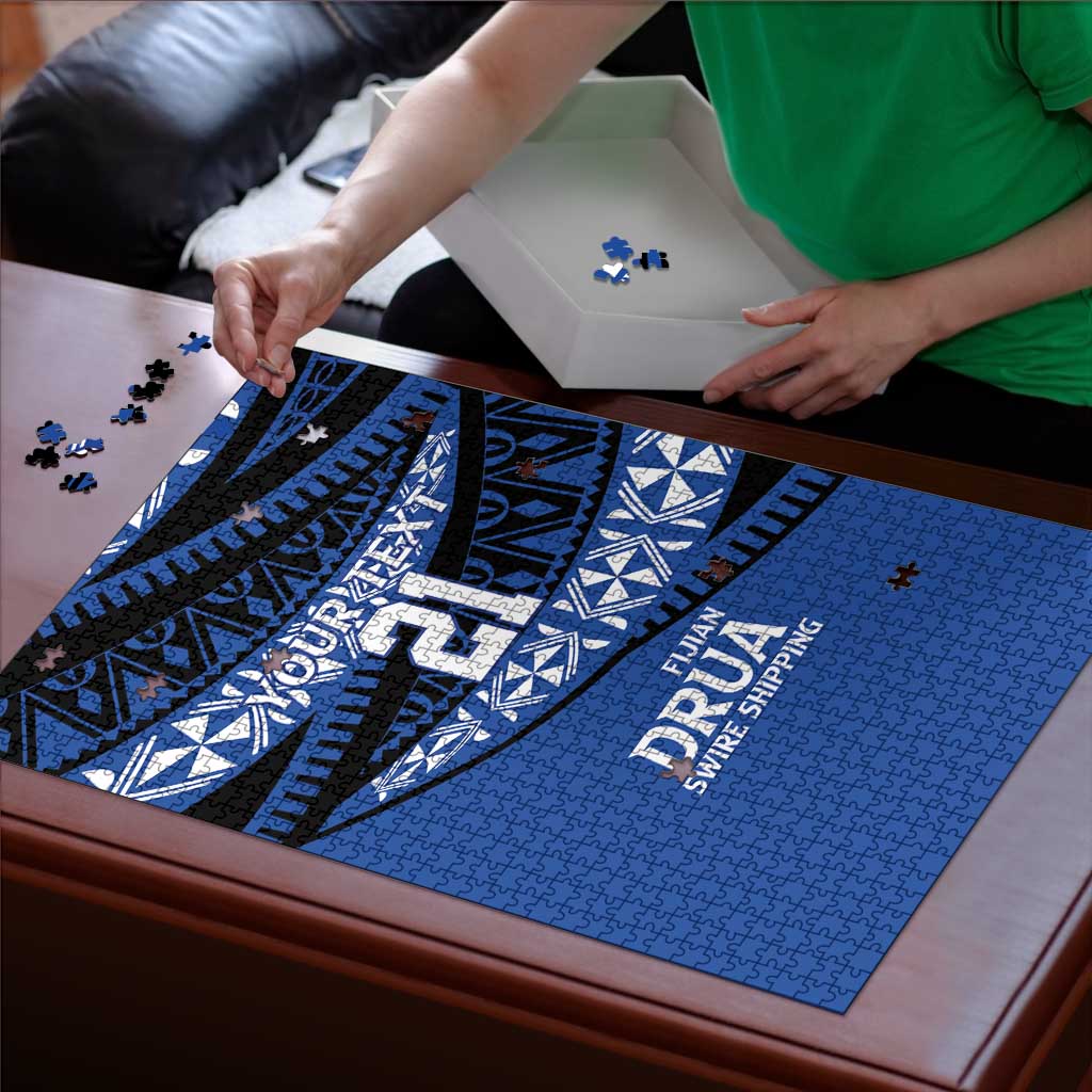 Fiji Rugby Pacific Custom Puzzle Pasifika Tapa Pattern LT9 - Polynesian Pride