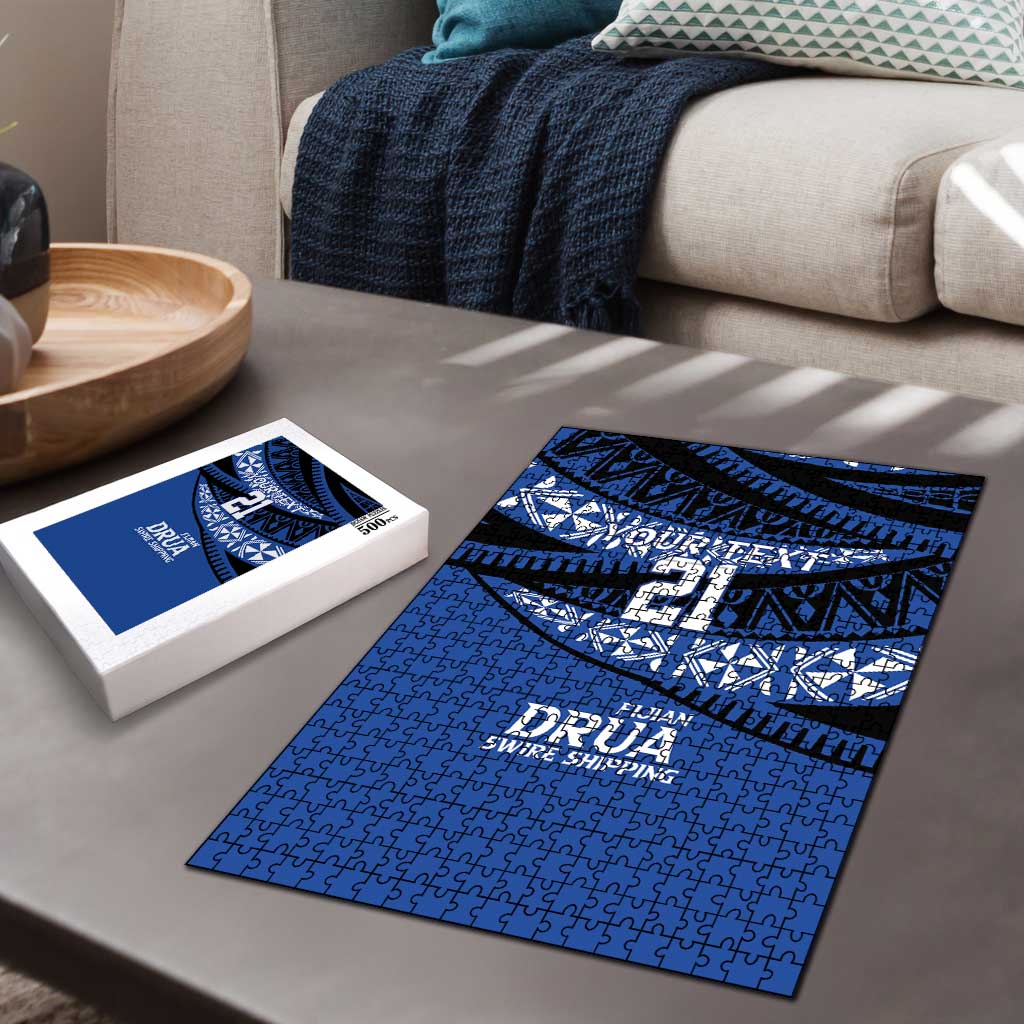 Fiji Rugby Pacific Custom Puzzle Pasifika Tapa Pattern LT9 - Polynesian Pride