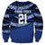 Fiji Rugby Pacific Custom Sweatshirt Pasifika Tapa Pattern