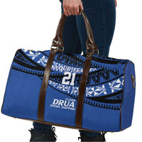 Fiji Rugby Pacific Custom Travel Bag Pasifika Tapa Pattern - Polynesian Pride