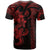 Hawaiian Tribal T Shirt Polynesian Kakau Turtle Red LT9 - Polynesian Pride