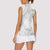 American Samoa Lotu Tamaiti Women Sleeveless Polo Shirt White Sunday Plumeria White Vibe