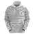 Lotu Tamaiti Samoa Siapo Zip Hoodie White Sunday With Teuila Torch Ginger