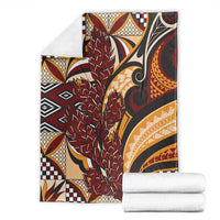 Vintage Samoa Siapo Blanket With Teuila Torch Ginger