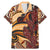 Vintage Samoa Siapo Family Matching Mermaid Dress and Hawaiian Shirt With Teuila Torch Ginger