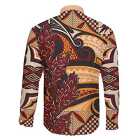 Vintage Samoa Siapo Family Matching Mermaid Dress and Hawaiian Shirt With Teuila Torch Ginger