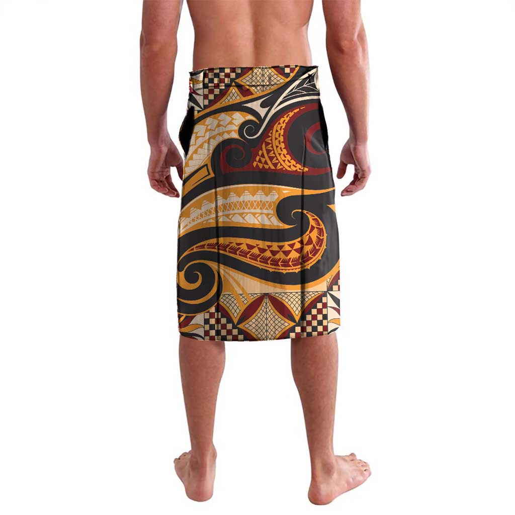 Vintage Samoa Siapo Lavalava With Teuila Torch Ginger