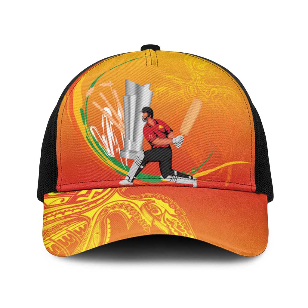 Cricket PNG East Asia-Pacific Baseball Net Cap Papua New Guinea Rise to Power - Polynesian Pride