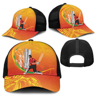 Cricket PNG East Asia-Pacific Baseball Net Cap Papua New Guinea Rise to Power - Polynesian Pride