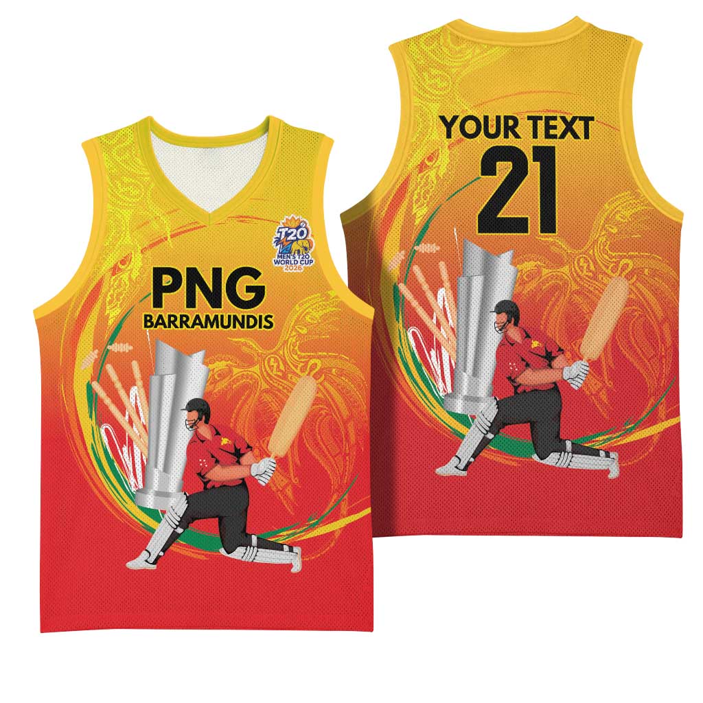 Custom Cricket PNG East Asia-Pacific Basketball Jersey Papua New Guinea Rise to Power - Polynesian Pride