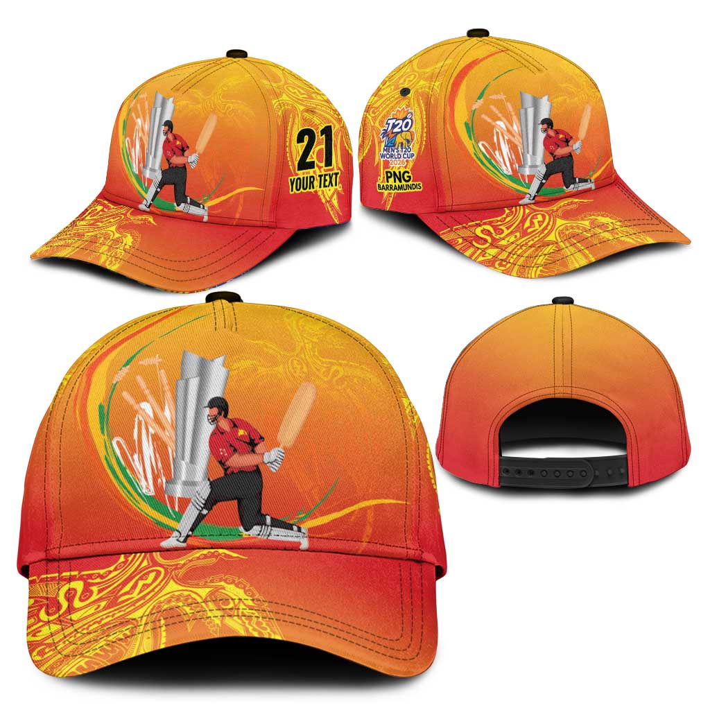 Custom Cricket PNG East Asia-Pacific Classic Cap Papua New Guinea Rise to Power - Polynesian Pride
