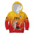 Custom Cricket PNG East Asia-Pacific Kid Hoodie Papua New Guinea Rise to Power - Polynesian Pride
