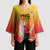 Custom Cricket PNG East Asia-Pacific Kimono Sleeve Blouse Papua New Guinea Rise to Power - Polynesian Pride