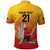 Custom Cricket PNG East Asia-Pacific Polo Shirt Papua New Guinea Rise to Power - Polynesian Pride