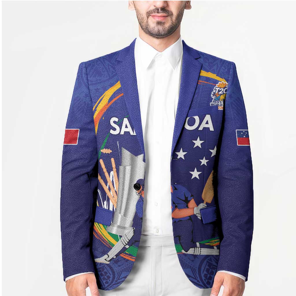 Custom Cricket Samoa East Asia-Pacific Blazer Samoa Storming the Limits - Polynesian Pride