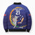 Custom Cricket Samoa East Asia-Pacific Bomber Puffer Jacket Samoa Storming the Limits - Polynesian Pride