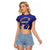 Custom Cricket Samoa East Asia-Pacific Raglan Cropped T Shirt Samoa Storming the Limits - Polynesian Pride