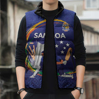 Custom Cricket Samoa East Asia-Pacific Sleeveless Puffer Jacket Samoa Storming the Limits LT9 - Polynesian Pride