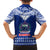 Toa Samoa Christmas Family Matching Tank Maxi Dress and Hawaiian Shirt Samoa Siva Tau Manuia Le Kerisimasi Blue Vibe LT9 - Polynesian Pride