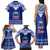 Toa Samoa Christmas Family Matching Tank Maxi Dress and Hawaiian Shirt Samoa Siva Tau Manuia Le Kerisimasi Blue Vibe LT9 - Polynesian Pride