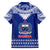 Toa Samoa Christmas Family Matching Tank Maxi Dress and Hawaiian Shirt Samoa Siva Tau Manuia Le Kerisimasi Blue Vibe LT9 - Polynesian Pride