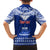 Personalised Toa Samoa Christmas Family Matching Tank Maxi Dress and Hawaiian Shirt Samoa Siva Tau Manuia Le Kerisimasi Blue Vibe LT9 - Polynesian Pride