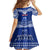 Personalised Toa Samoa Christmas Family Matching Tank Maxi Dress and Hawaiian Shirt Samoa Siva Tau Manuia Le Kerisimasi Blue Vibe LT9 - Polynesian Pride