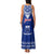 Personalised Toa Samoa Christmas Family Matching Tank Maxi Dress and Hawaiian Shirt Samoa Siva Tau Manuia Le Kerisimasi Blue Vibe LT9 - Polynesian Pride