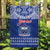 Personalised Toa Samoa Christmas Garden Flag Samoa Siva Tau Manuia Le Kerisimasi Blue Vibe LT9 Garden Flag Blue - Polynesian Pride