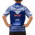 Personalised Toa Samoa Christmas Kid Hawaiian Shirt Samoa Siva Tau Manuia Le Kerisimasi Blue Vibe LT9 - Polynesian Pride