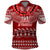 Toa Samoa Christmas Polo Shirt Samoa Siva Tau Manuia Le Kerisimasi Red Vibe LT9 Red - Polynesian Pride
