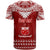 Personalised Toa Samoa Christmas T Shirt Samoa Siva Tau Manuia Le Kerisimasi Red Vibe LT9 - Polynesian Pride