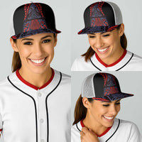 New Zealand Baseball Net Cap Maori Kiwiana Pattern Tukutuku Motif