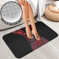 Custom New Zealand Bathroom Set Maori Kiwiana Pattern Tukutuku Motif