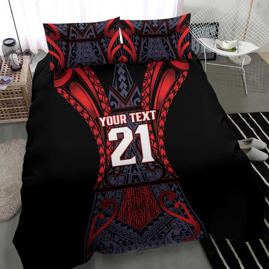 Custom New Zealand Bedding Set Maori Kiwiana Pattern Tukutuku Motif LT9 - Polynesian Pride