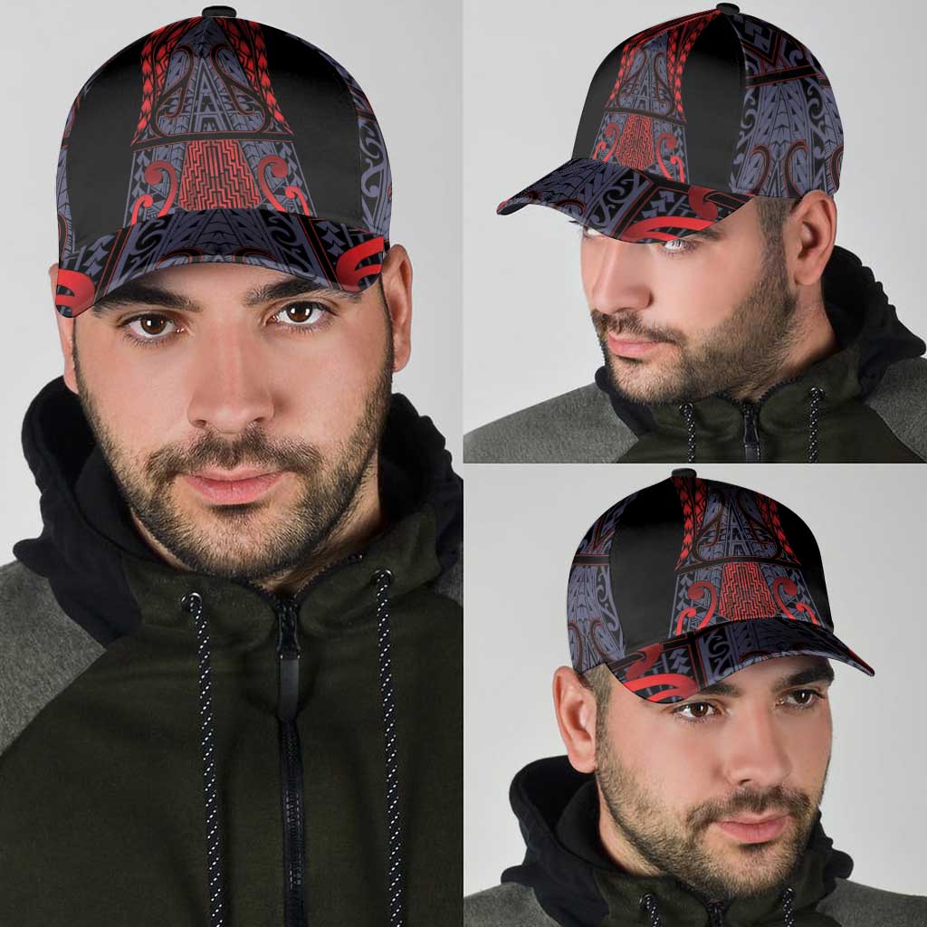 New Zealand Classic Cap Maori Kiwiana Pattern Tukutuku Motif