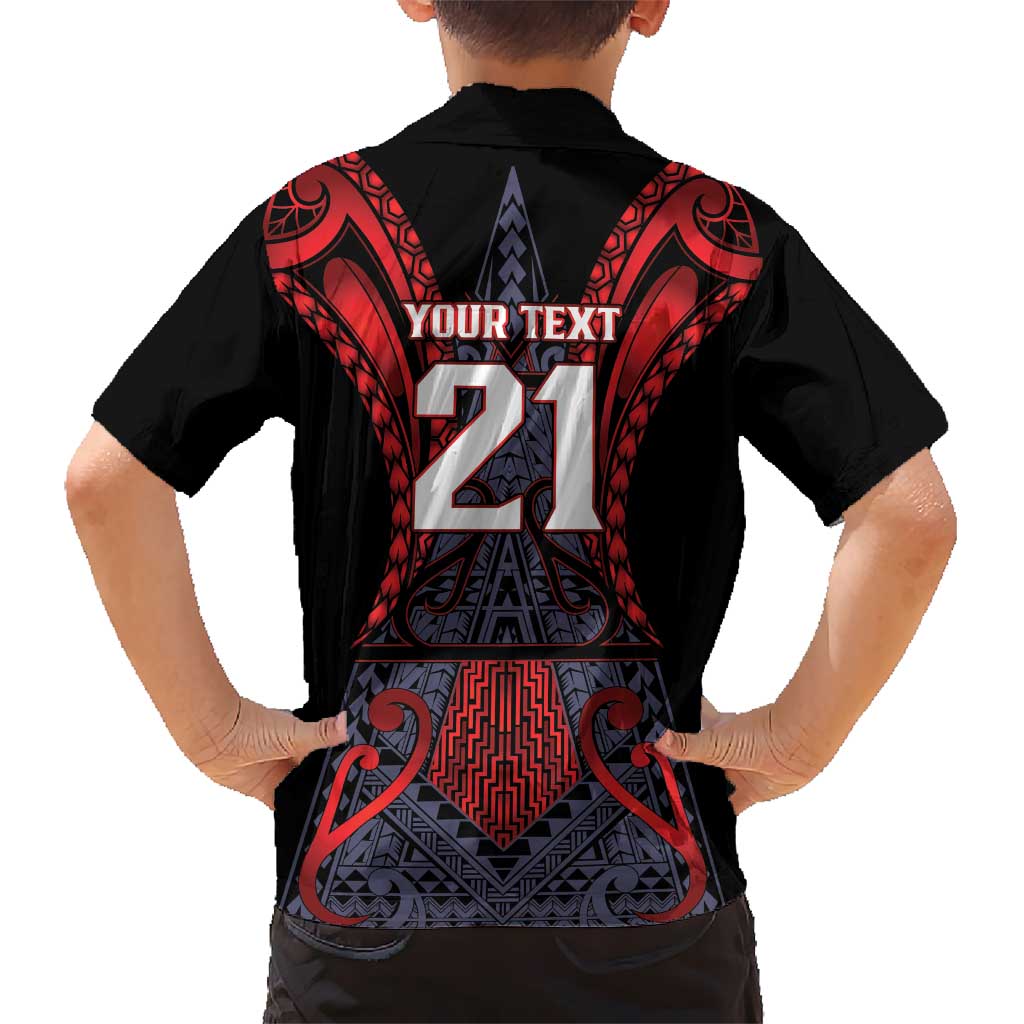 Custom New Zealand Family Matching Mermaid Dress and Hawaiian Shirt Maori Kiwiana Pattern Tukutuku Motif LT9 - Polynesian Pride