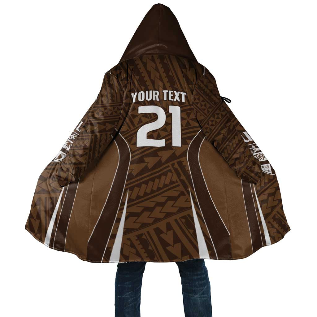 Custom Oceania Football Bula Fiji Cloak Polynesian Tribal Pattern