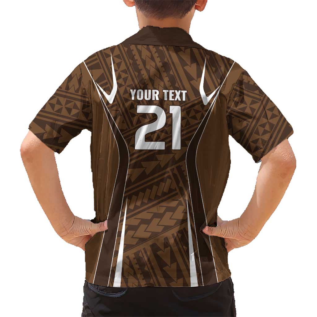 Custom Oceania Football Bula Fiji Hawaiian Shirt Polynesian Tribal Pattern LT9 - Polynesian Pride