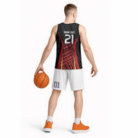 Custom Oceania Football Papua New Guinea Basketball Jersey Polynesian Tribal Pattern LT9 - Polynesian Pride