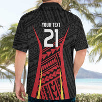 Custom Oceania Football Papua New Guinea Hawaiian Shirt Polynesian Tribal Pattern LT9 - Polynesian Pride