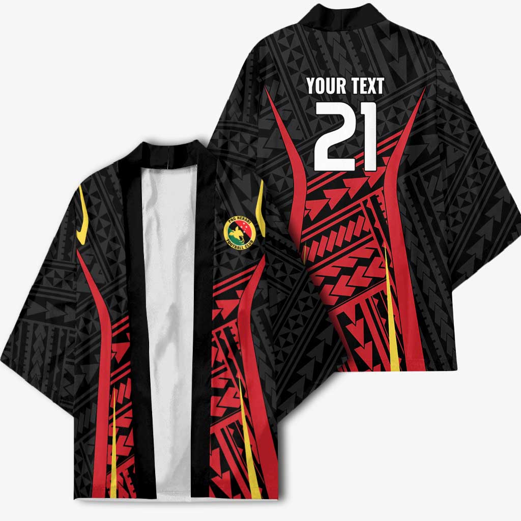 Custom Oceania Football Papua New Guinea Kimono Polynesian Tribal Pattern