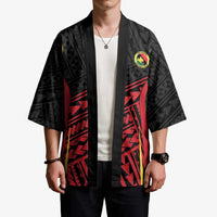 Custom Oceania Football Papua New Guinea Kimono Polynesian Tribal Pattern