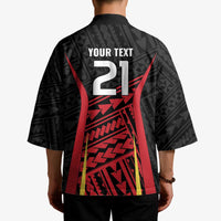 Custom Oceania Football Papua New Guinea Kimono Polynesian Tribal Pattern