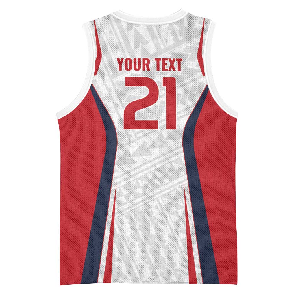 Custom Oceania Football Tahiti Basketball Jersey Polynesian Tribal Pattern LT9 - Polynesian Pride