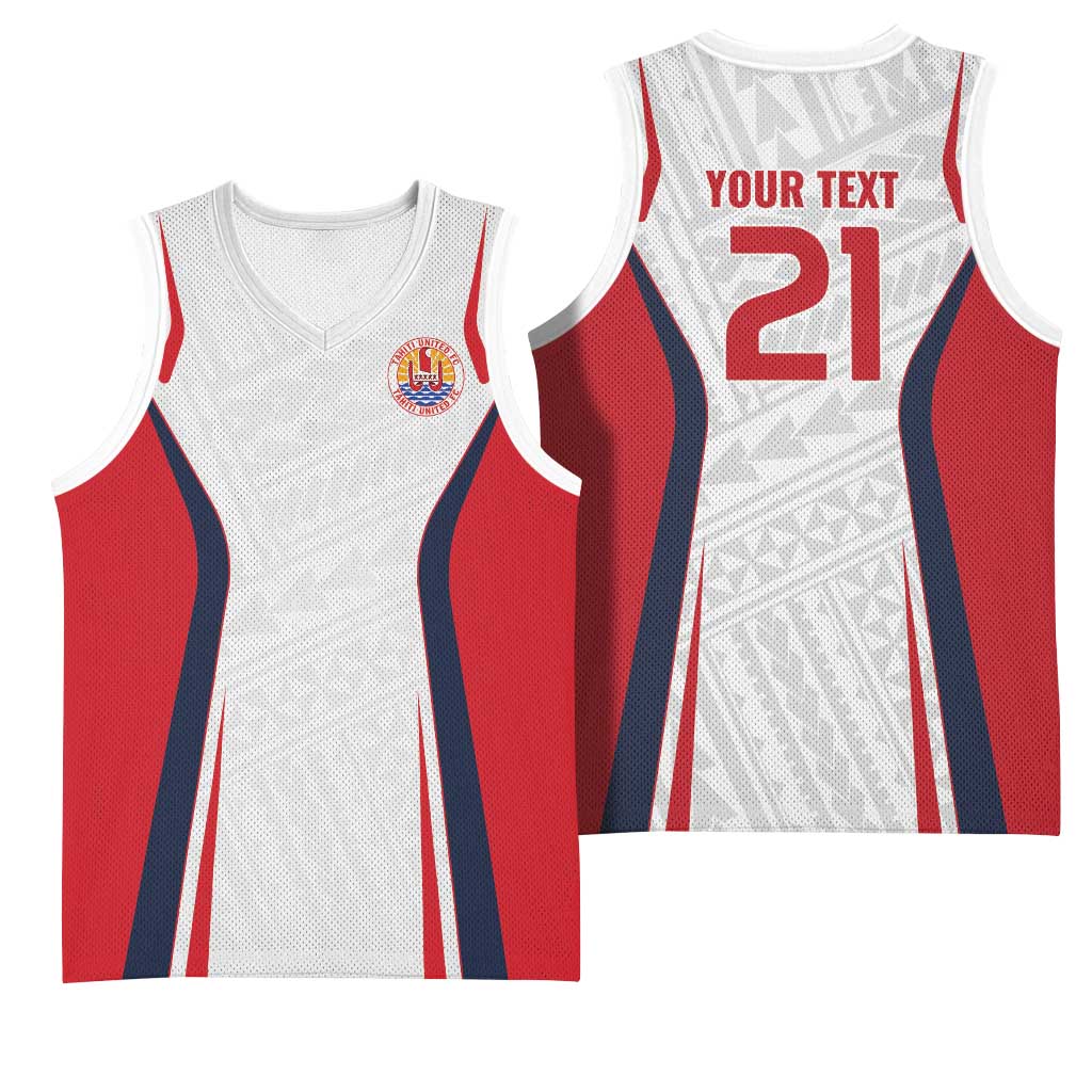 Custom Oceania Football Tahiti Basketball Jersey Polynesian Tribal Pattern LT9 - Polynesian Pride