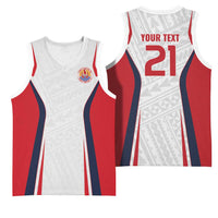 Custom Oceania Football Tahiti Basketball Jersey Polynesian Tribal Pattern LT9 - Polynesian Pride