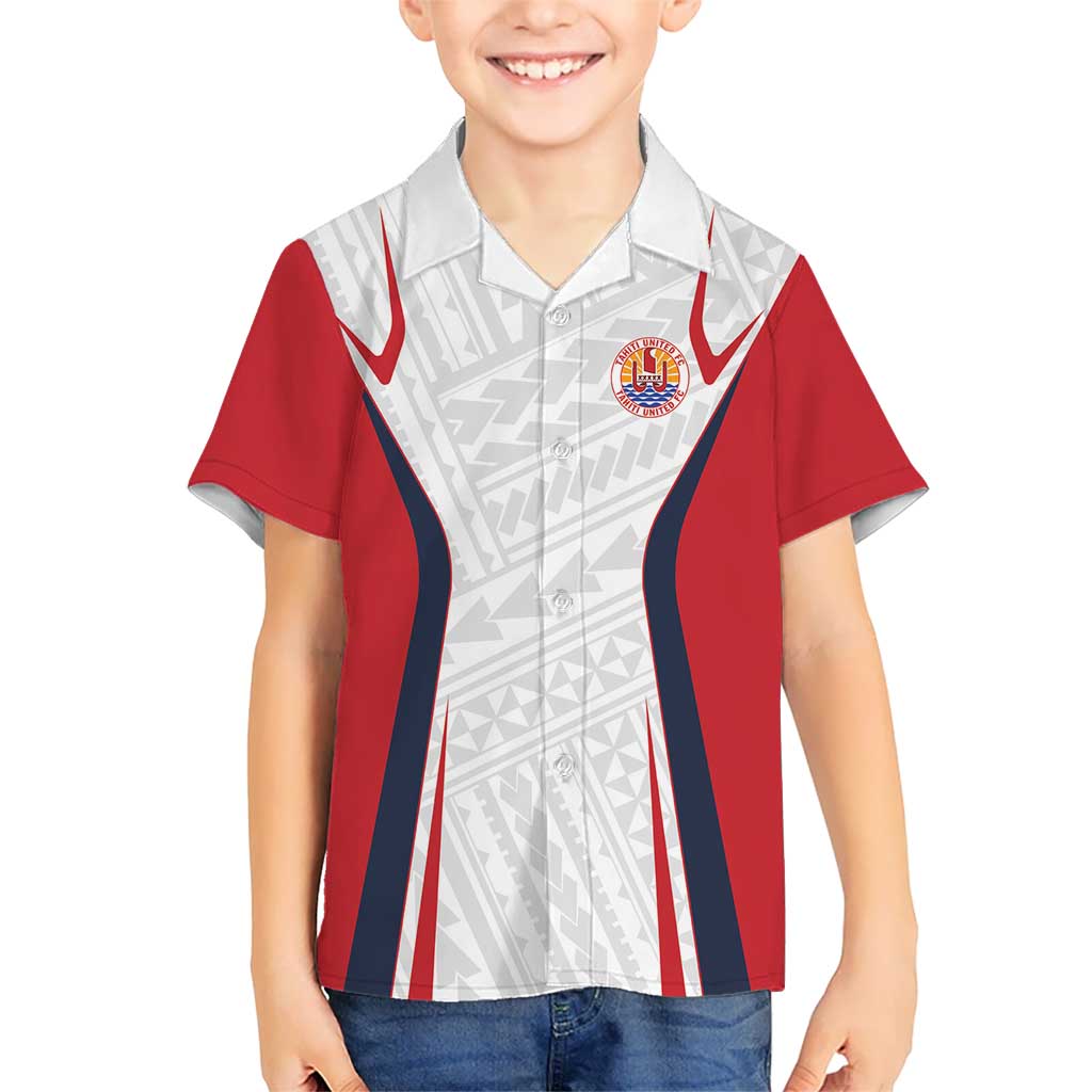 Custom Oceania Football Tahiti Hawaiian Shirt Polynesian Tribal Pattern